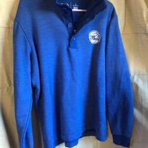 Antigua Henley Seventy Sixers Sweatshirt